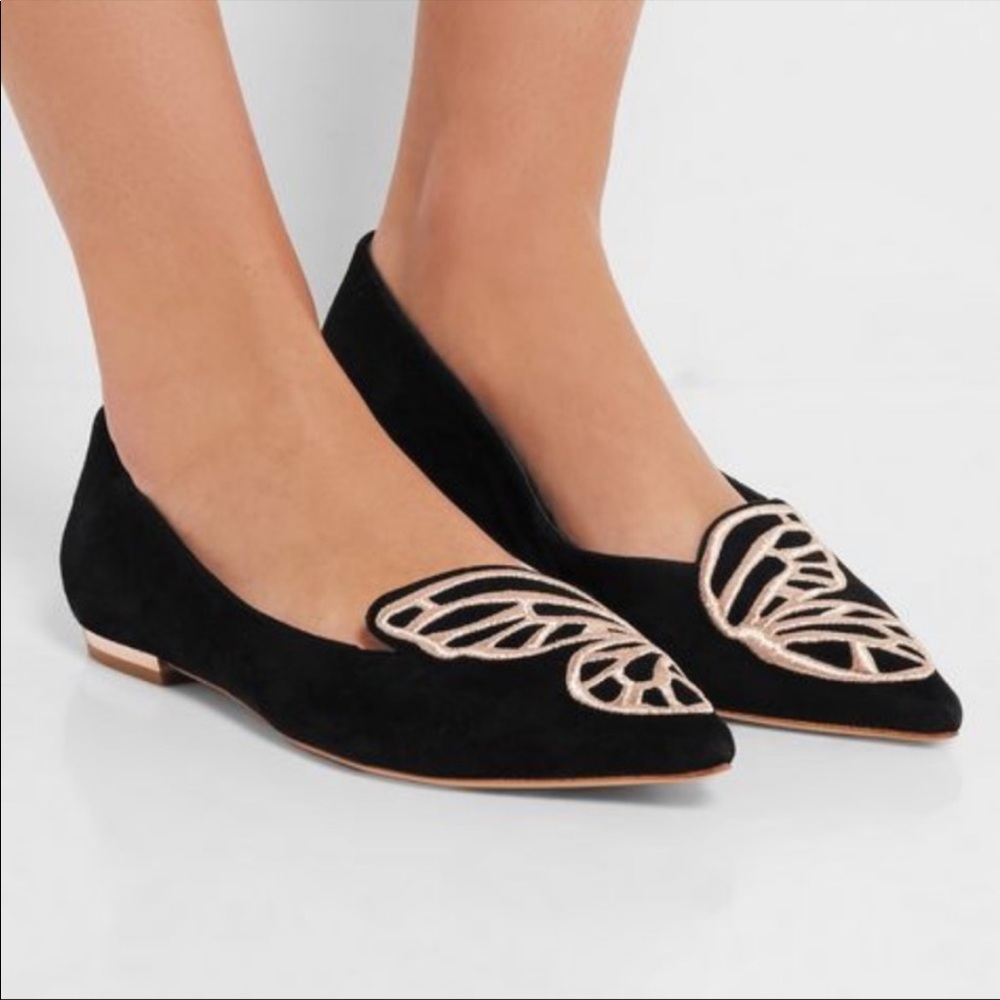 Sophia Webster bibi butterfly flats 40.5